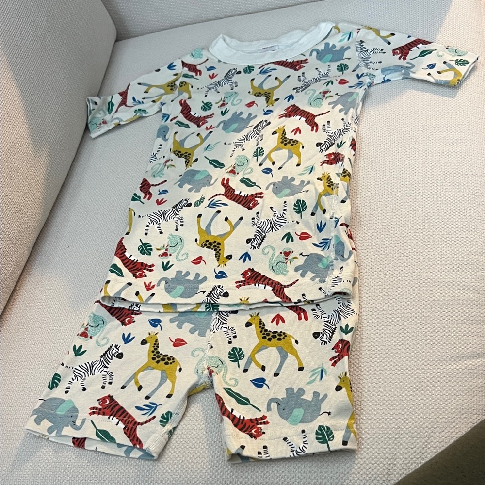 Hanna Andersson Kids Pajama Set - Multicolor Animal Print